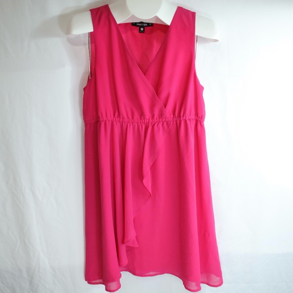 Mac + Jac Pink Sleeveless Dress Womens Size Large - Picture 1 of 3